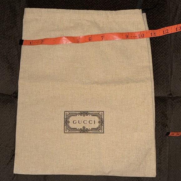 Gucci authentic NWOT linen drawstring, dust bag - Picture 3 of 6
